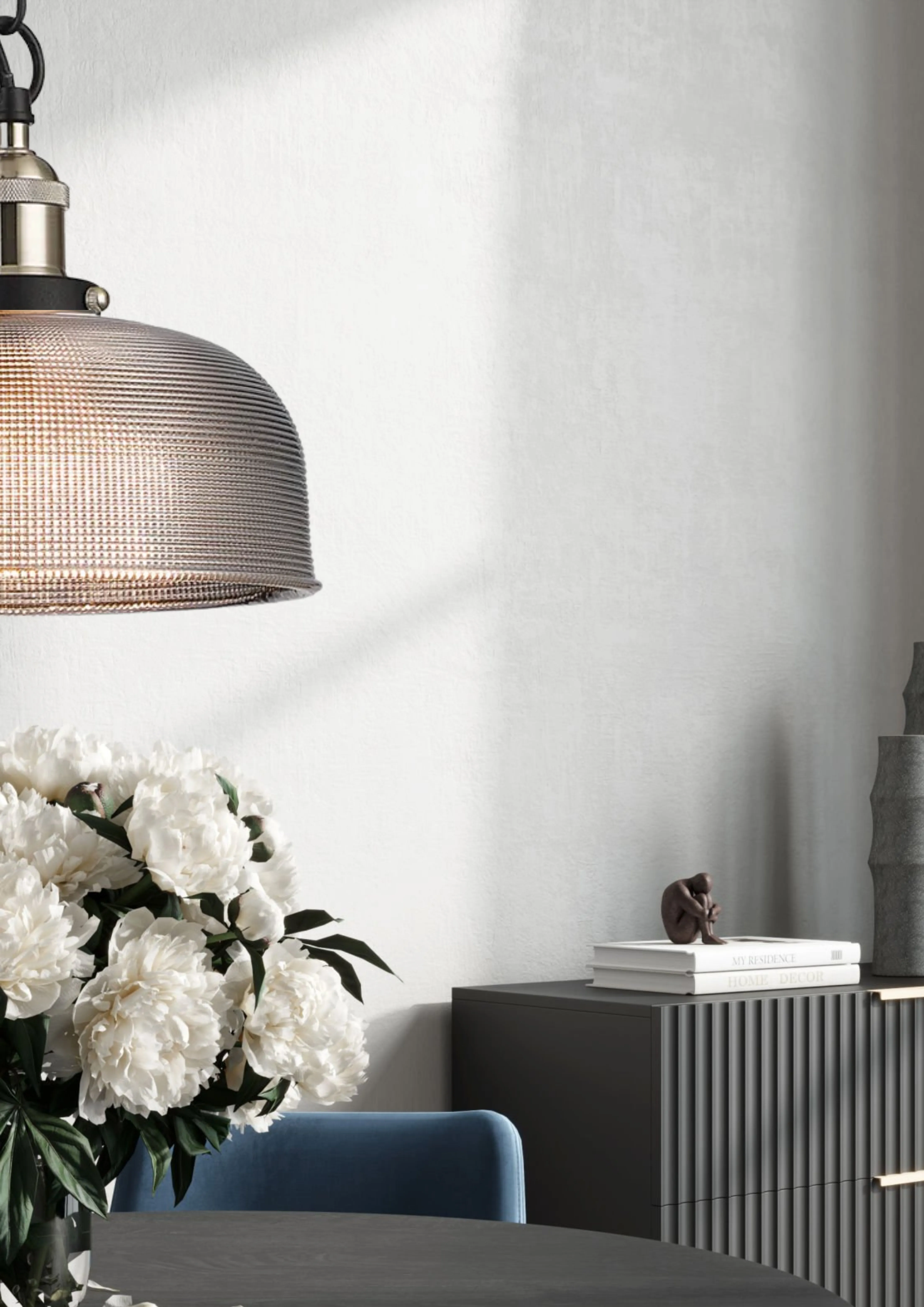 Dreifa Curved Ceiling Lights Deco Single Pendant